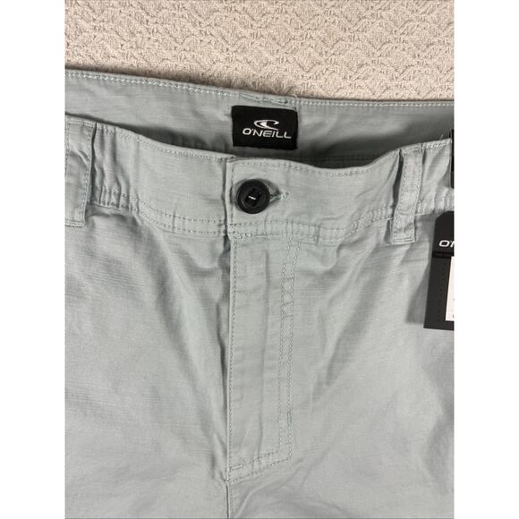 O'Neill Shorts Mens 40 Blue Gray New With Tags Performance Stretch Casual Chino - Picture 2 of 11